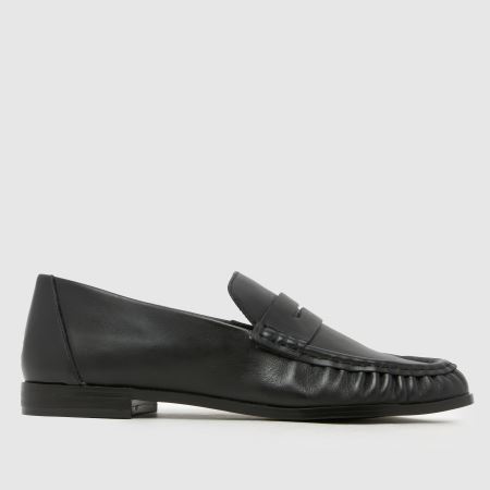 schuh lewis leather ruched loafer 1