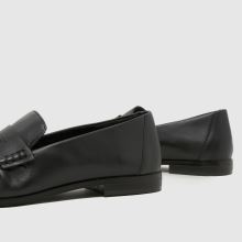 schuh Lewis Leather Ruched Loafer in Black schuh Lewis Leather Ruched Loafer,4 of 4