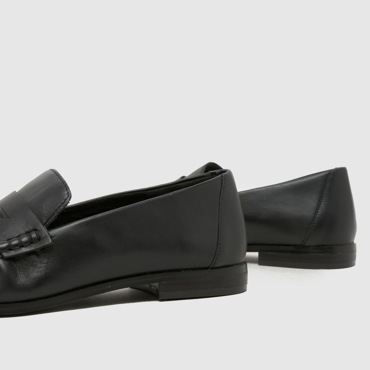 schuh Lewis Leather Ruched Loafer in Black schuh Lewis Leather Ruched Loafer 7