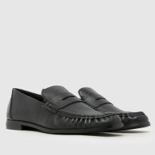 schuh Lewis Leather Ruched Loafer in Black schuh Lewis Leather Ruched Loafer,2 of 4