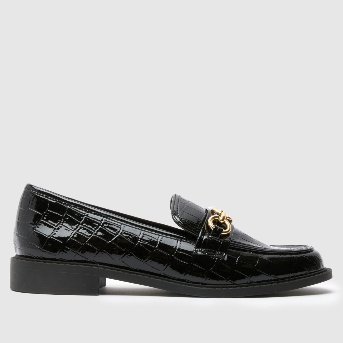 schuh Lissa Patent Croc Loafer 