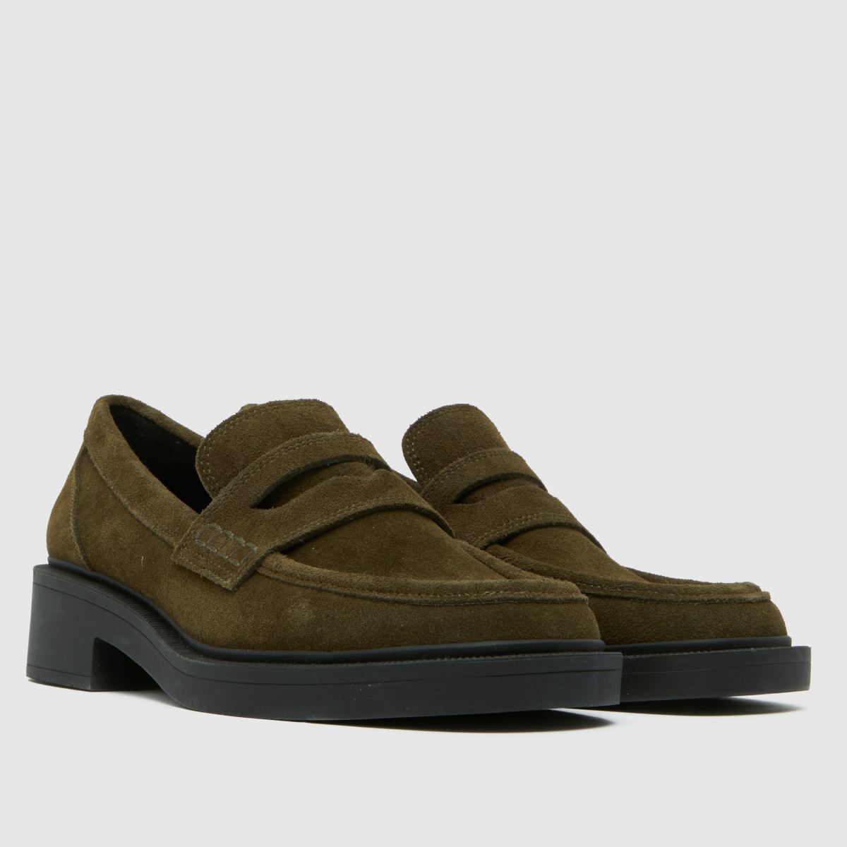 schuh Leighton Loafer in Khaki schuh Leighton Loafer 3