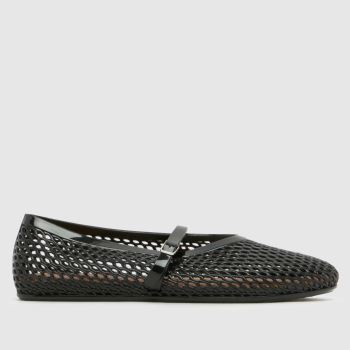 schuh Black Larkin Jelly Mary Jane Womens Flats