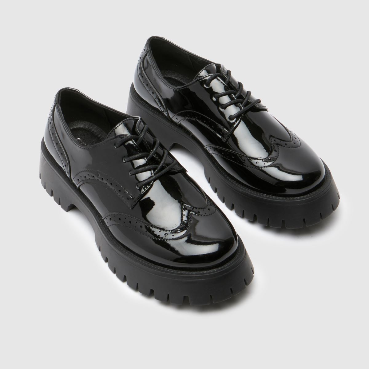schuh Wide Fit Laina Brogue in Black schuh Laina Brogue 4