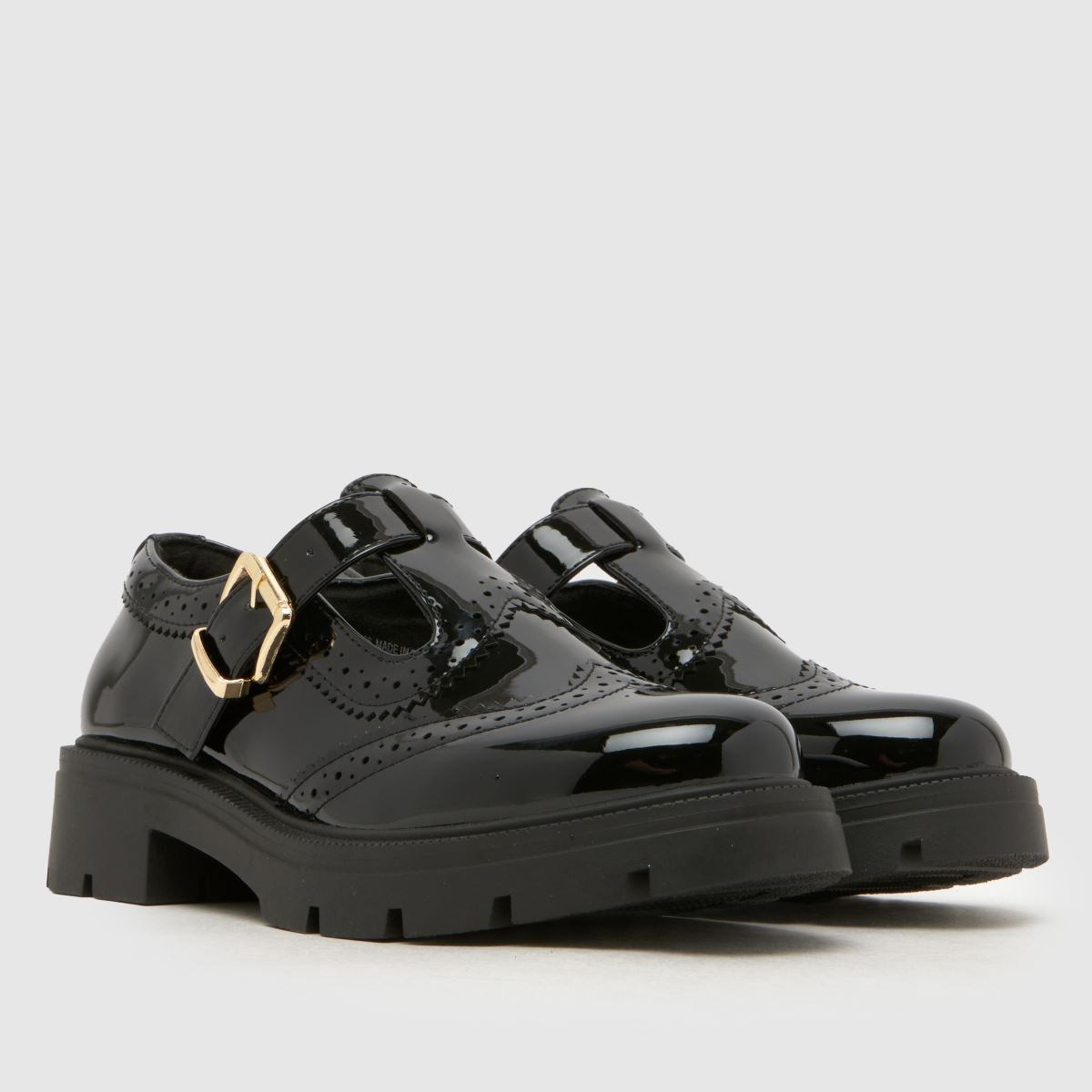 schuh Leigh Chunky T-Bar in Black schuh Leigh Chunky T-Bar 3