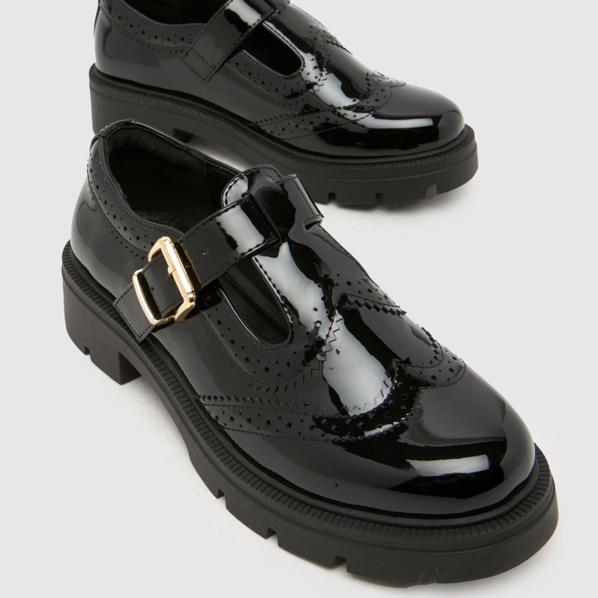 schuh Leigh Chunky T-Bar in Black schuh Leigh Chunky T-Bar 4