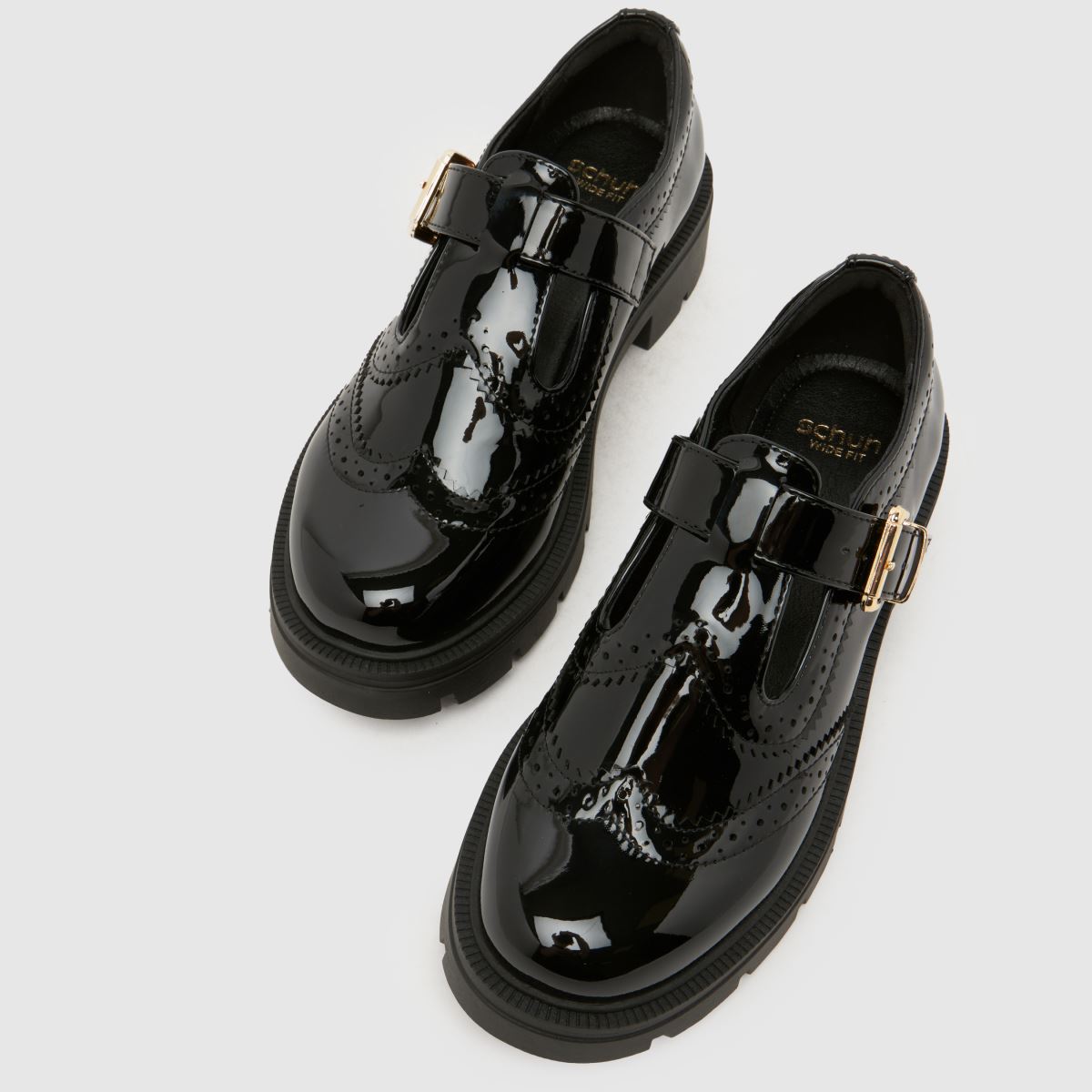 schuh Leigh Chunky T-Bar in Black schuh Leigh Chunky T-Bar 7
