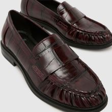 schuh Lotion Ruched Loafer in Burgundy schuh Lotion Ruched Loafer,3 of 4