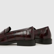 schuh Lotion Ruched Loafer in Burgundy schuh Lotion Ruched Loafer,4 of 4
