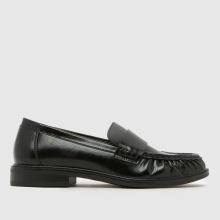 schuh Lotion Ruched Loafer in Black schuh Lotion Ruched Loafer,1 of 4