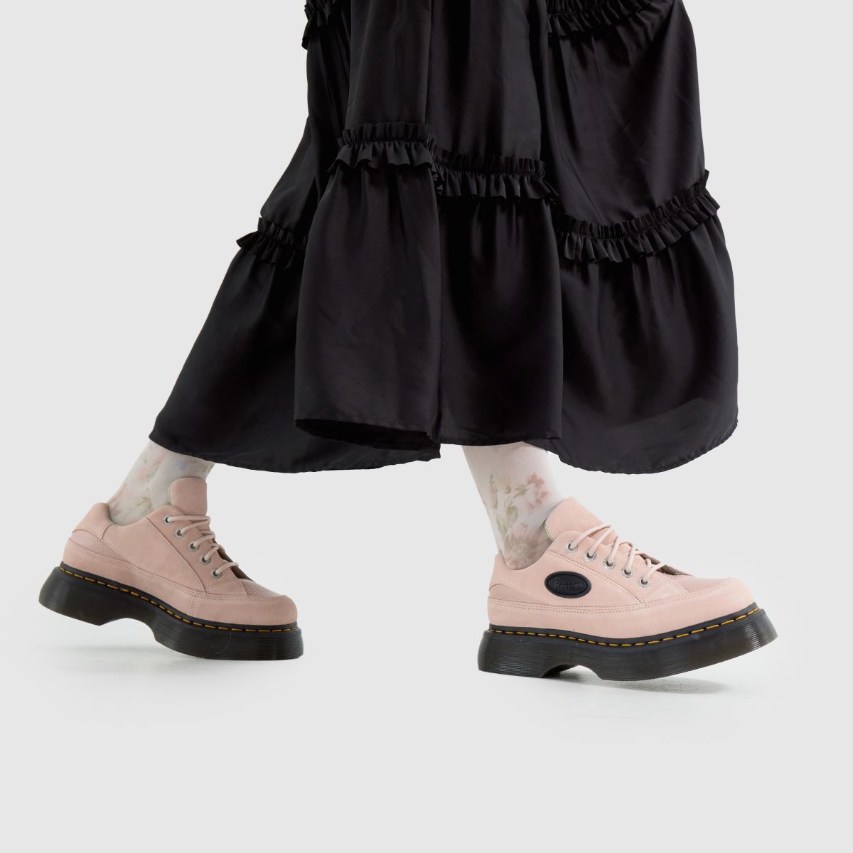 Damen Rosa Dr Martens Buzz 8363 Flats schuh