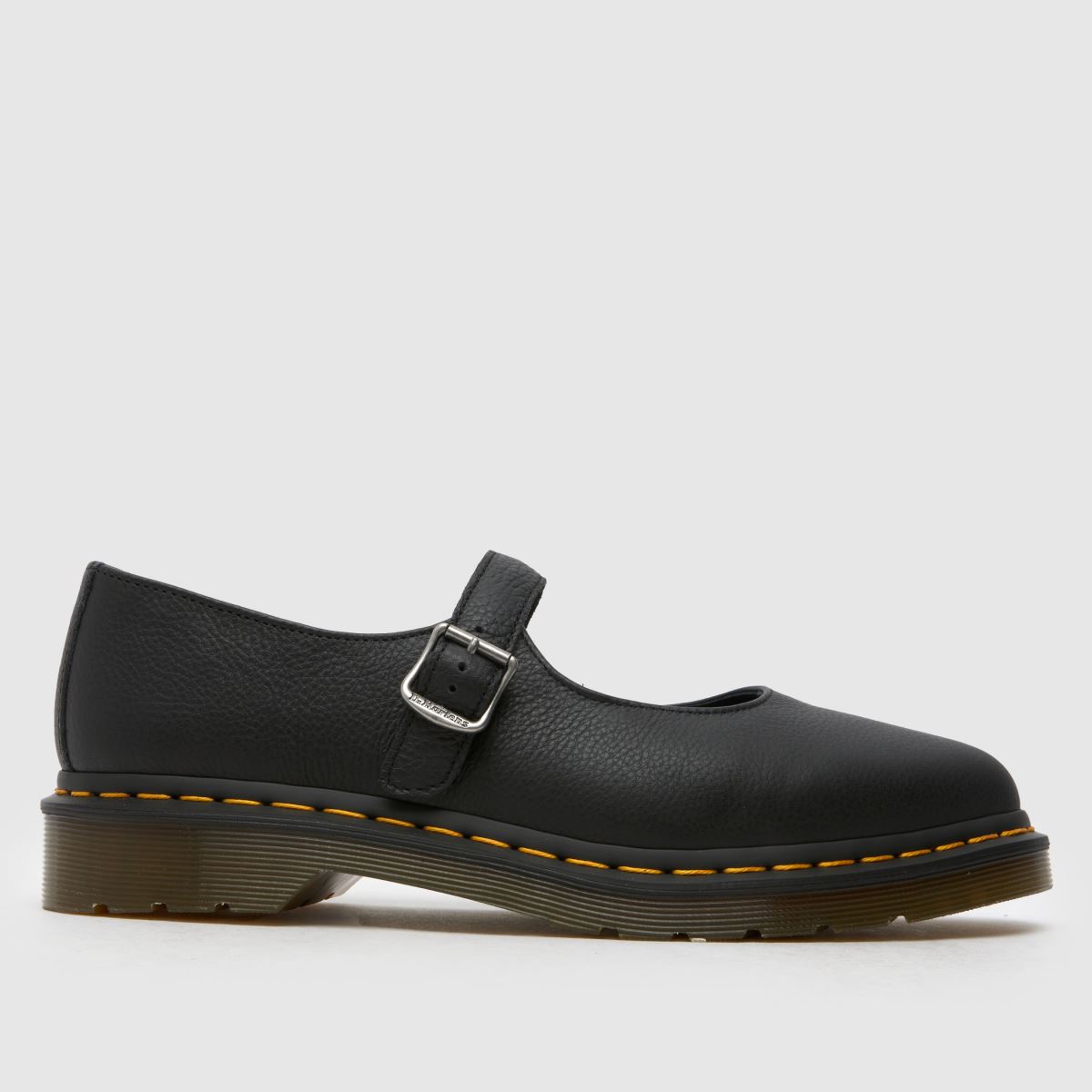 Dr. Martens Girls Elphie Mary Jane Flats in Black, Leather, Size: 6 Dr. Martens Girls Elphie Mary Jane Flats in Black, Leather, Size: 6
