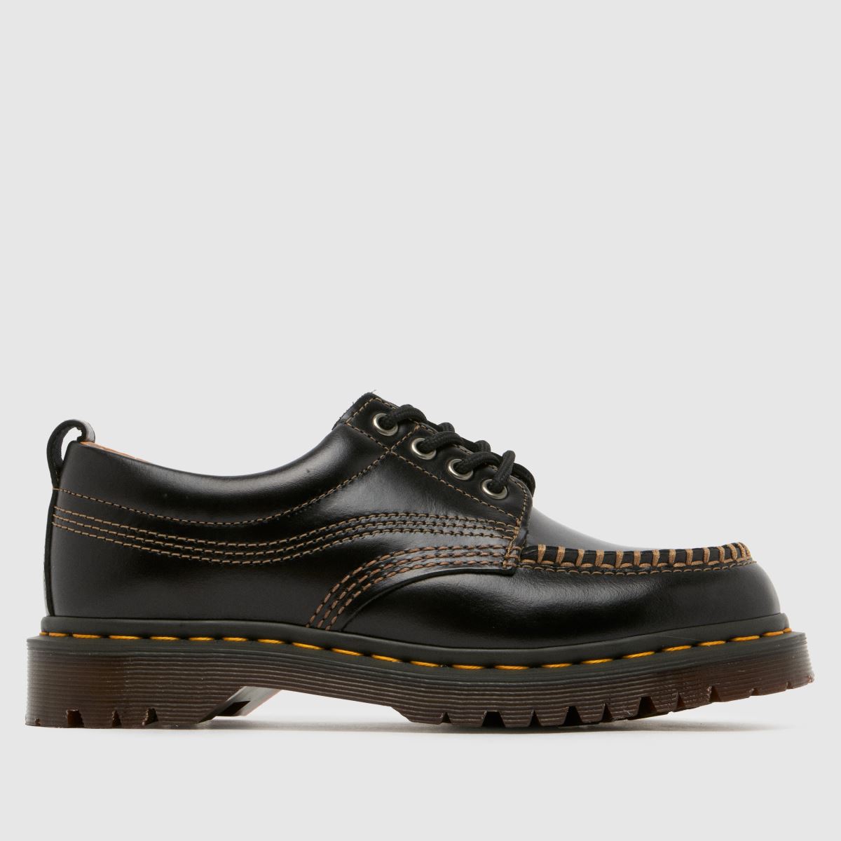 Dr. Martens Lowell 4 Eye Flats in Black