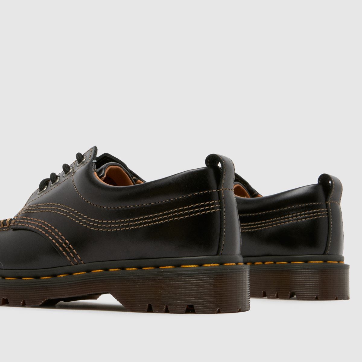 Womens Black Dr Martens Lowell Moc Toe Flat Shoes | schuh