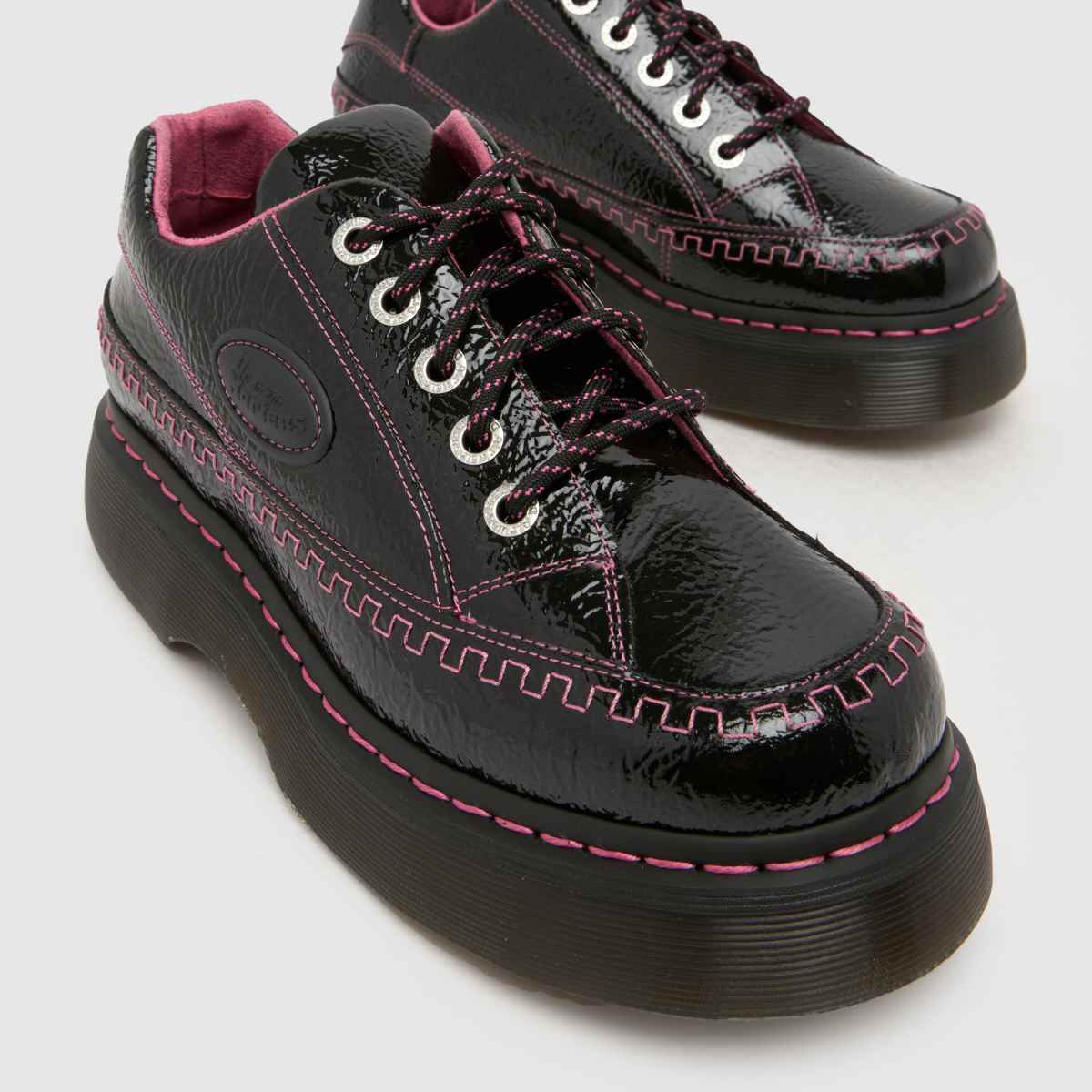 Womens Black Dr Martens Buzz Flat Shoes | schuh