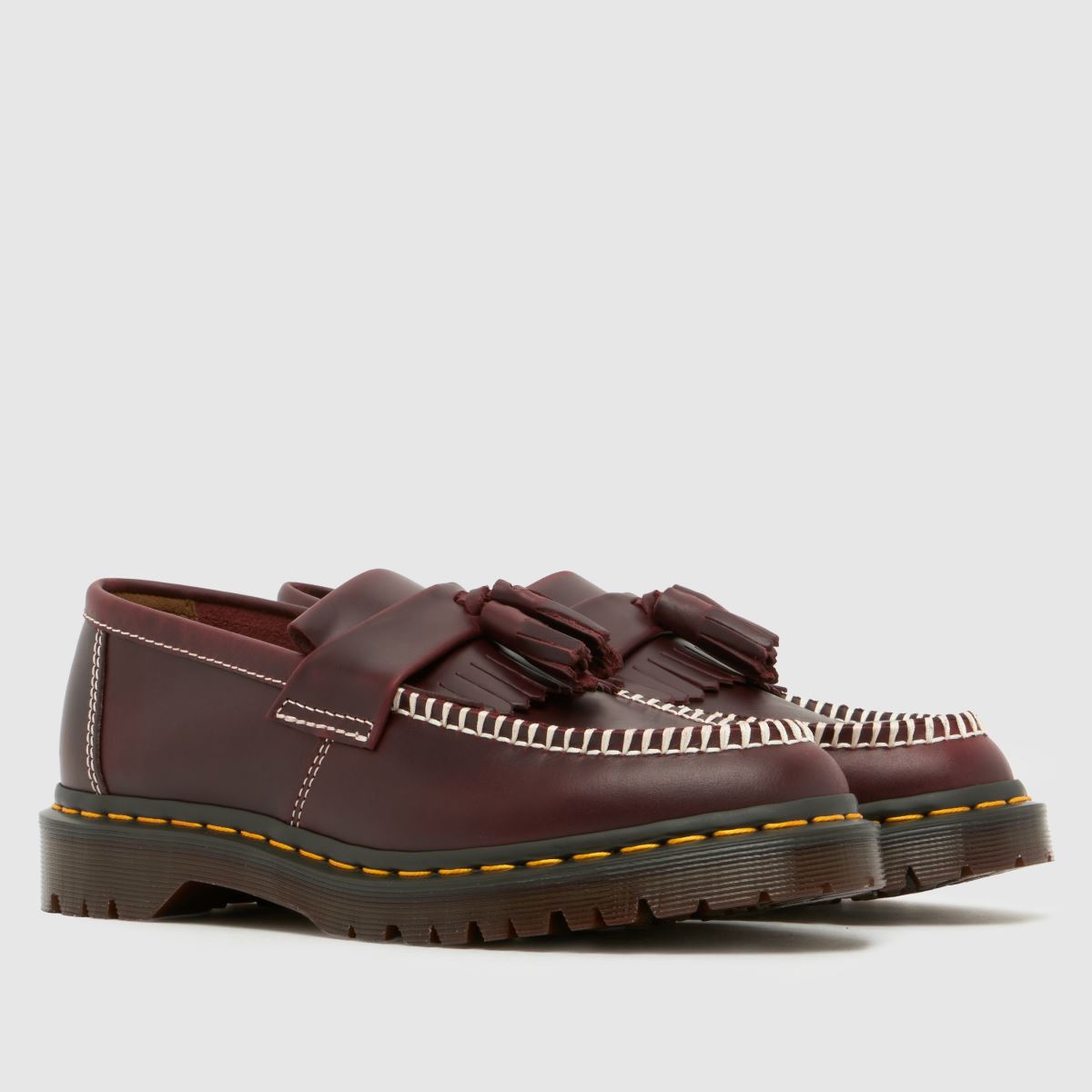 Dr Martens Adrian Ben Tassel Loafer in Burgundy Dr Martens Adrian Ben Tassel Loafer 3