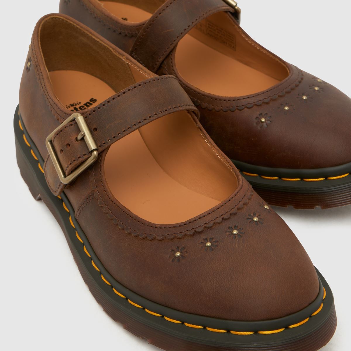 Dr Martens 8065 Mary Jane Flower in Brown Dr Martens 8065 Mary Jane Flower 4