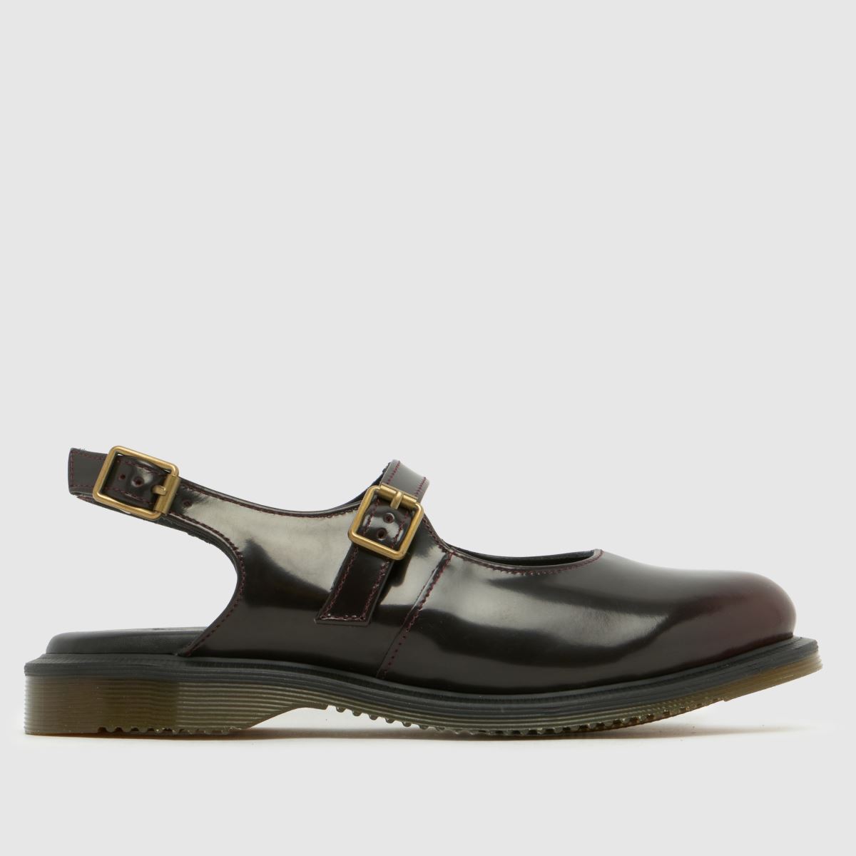 Dr. Martens Madaline Mary Jane Flats in Burgundy