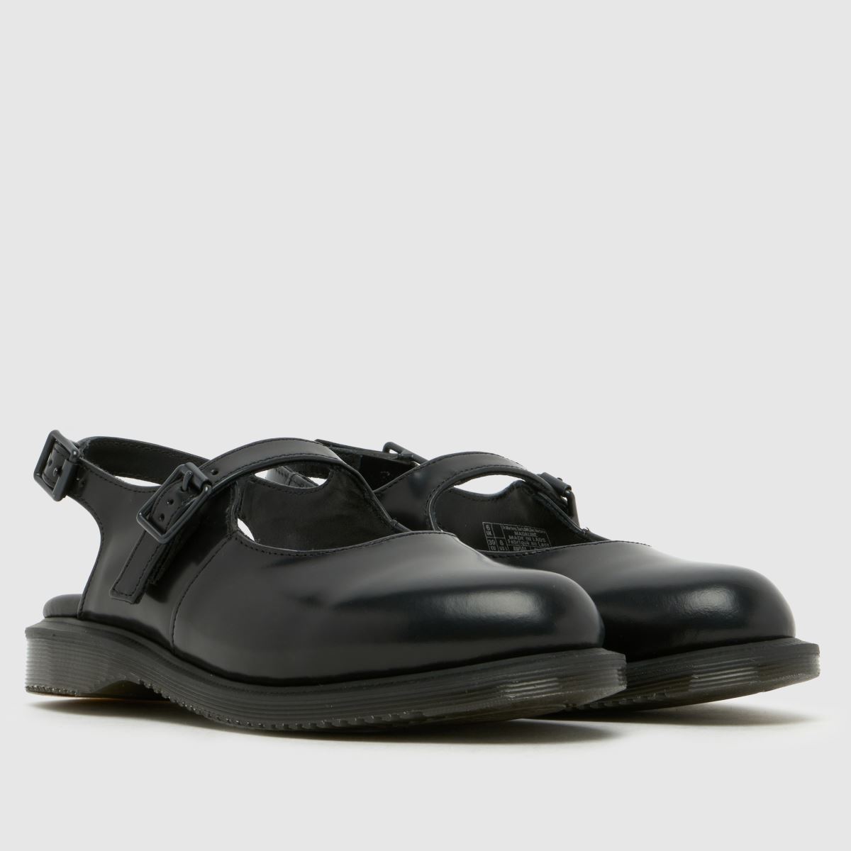 Womens Black Dr Martens Madaline Mary Jane Flat Shoes | schuh
