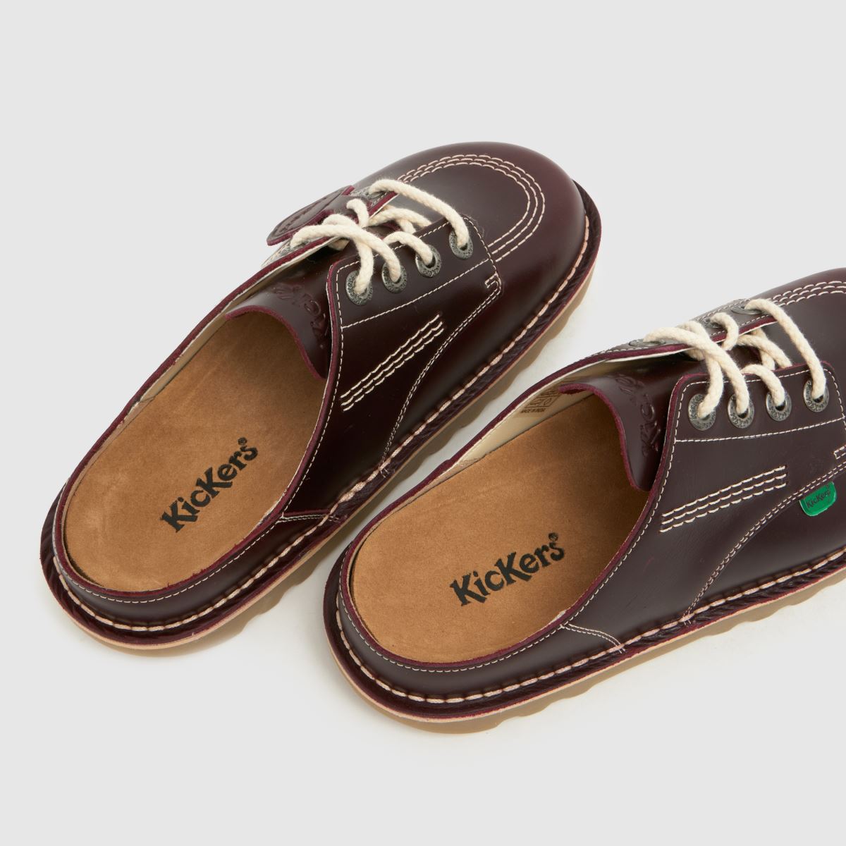 Kickers Classics Kick Mule in Burgundy Kickers Classics Kick Mule 7
