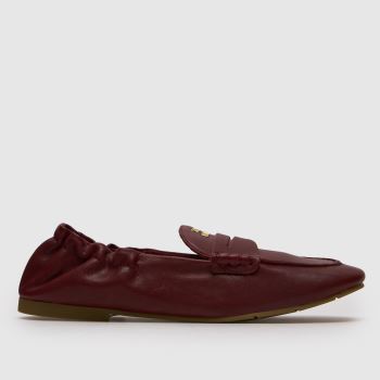 Steve Madden Burgundy Newbury Loafer Womens Flats