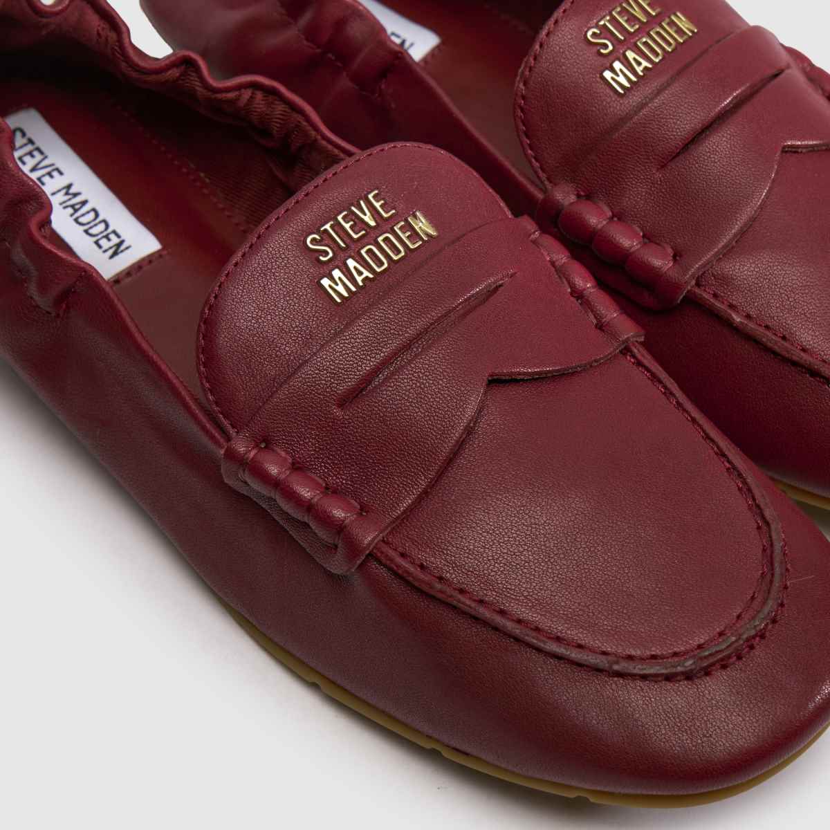 Steve Madden Newbury Loafer in Burgundy Steve Madden Newbury Loafer 4