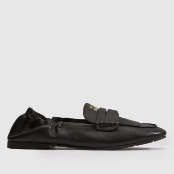 Steve Madden Black Newbury Loafer Womens Flats
