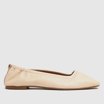 schuh white lenore square toe ruched flat shoes schuh white lenore square toe ruched flat shoes