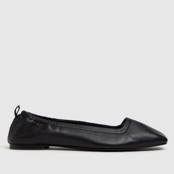 schuh black lenore square toe ruched flat shoes schuh black lenore square toe ruched flat shoes