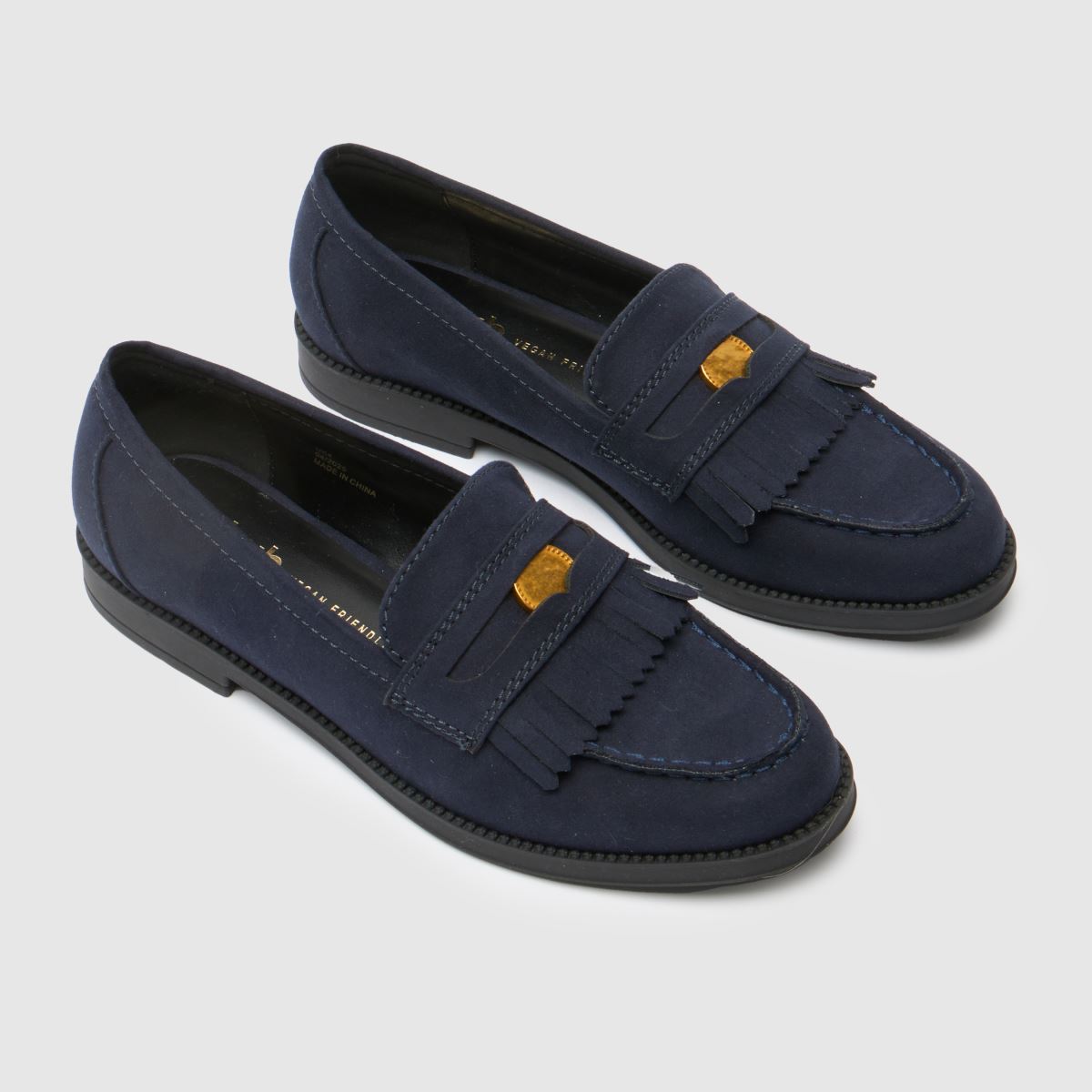schuh Laurent Penny Loafer in Navy schuh Laurent Penny Loafer 4