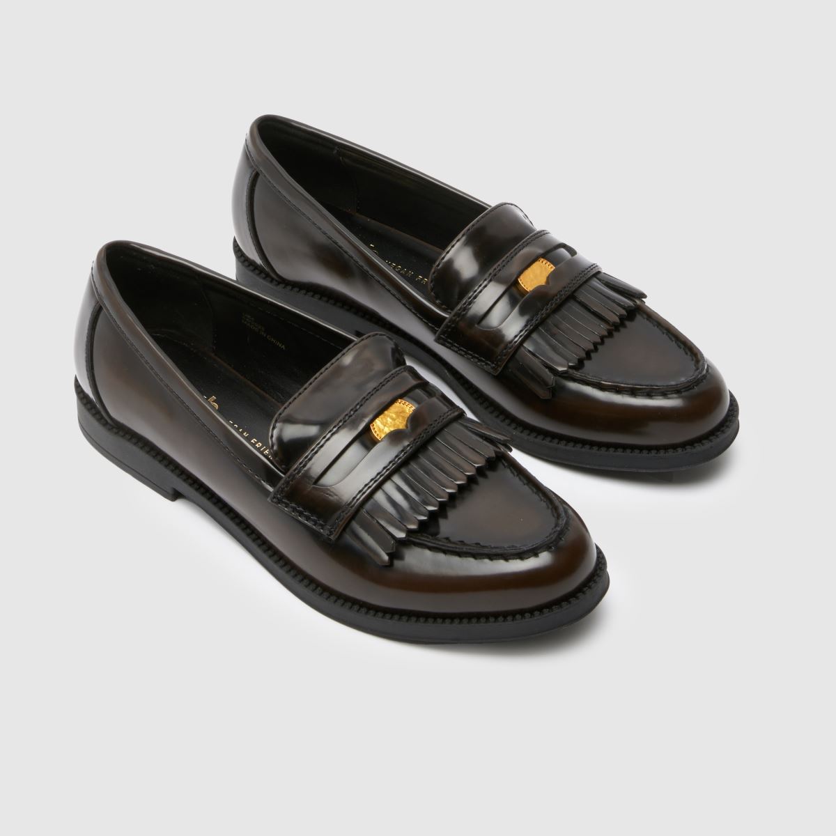 schuh Laurent Penny Loafer in Brown schuh Laurent Penny Loafer 4
