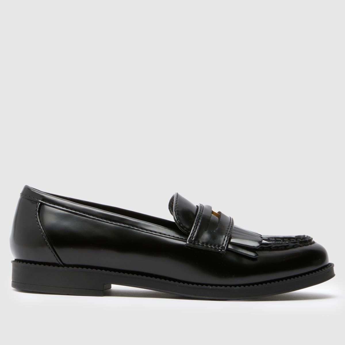 schuh Laurent Penny Loafer Flats in Black