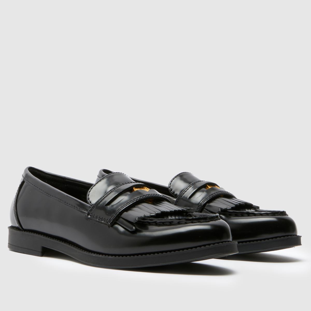 schuh Laurent Penny Loafer in Black schuh Laurent Penny Loafer 3