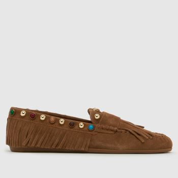BIBI LOU Tan Guava Loafer Womens Flats