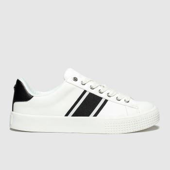 schuh white & black flawless trainers schuh white & black flawless trainers