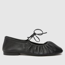 schuh Lindy Leather Ruched Ballerina,1 of 4