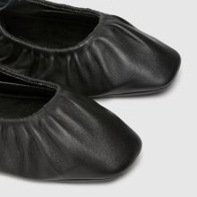 schuh Lindy Leather Ruched Ballerina,4 of 4