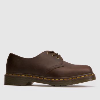 Dr Martens Brown 1461 Womens Flats