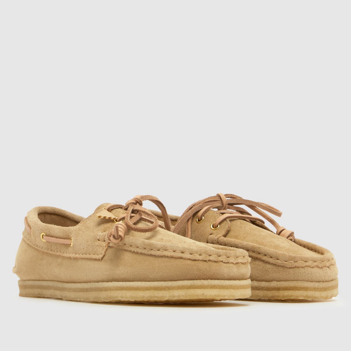 Clarks Originals Godney Boat in Beige Clarks Originals Godney Boat 8