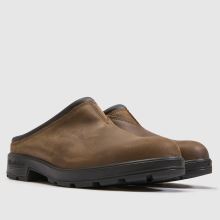BLUNDSTONE Leather Mule in Dark Brown BLUNDSTONE Leather Mule,2 of 4