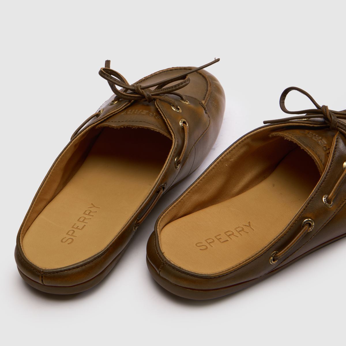 SPERRY Slim Boat Mule in Brown SPERRY Slim Boat Mule 7