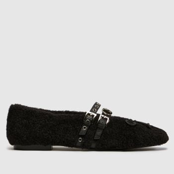 BIBI LOU Black Nashira Ballerina Womens Flats