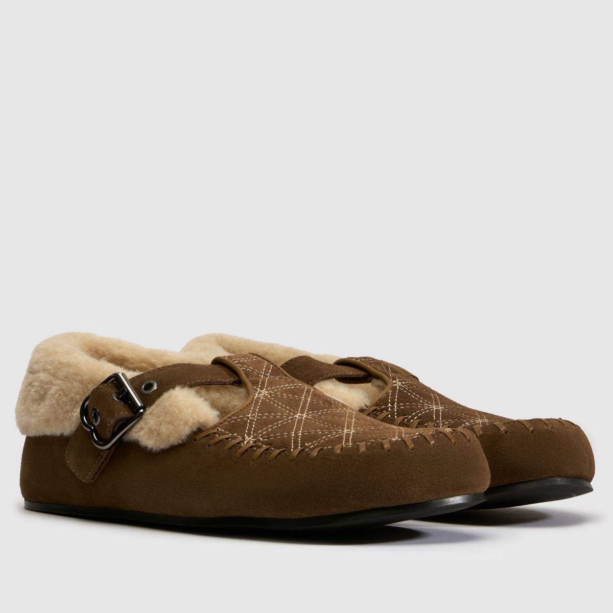 BIBI LOU Tay Buckle Loafer in Brown BIBI LOU Tay Buckle Loafer 3
