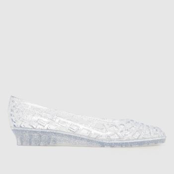 JUJU JELLIES Clear Christabel Ballerina Womens Flats