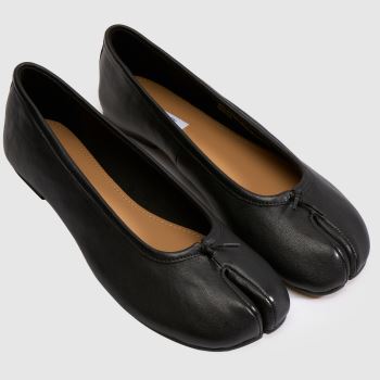 Steve Madden Black Cipher Ballerina Womens Flats