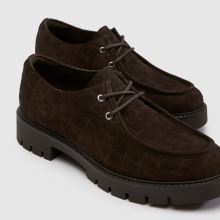 schuh Laxi Croc Suede Lace Up in Brown schuh Laxi Croc Suede Lace Up,3 of 4