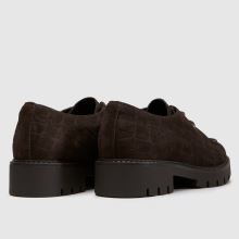 schuh Laxi Croc Suede Lace Up in Brown schuh Laxi Croc Suede Lace Up,4 of 4