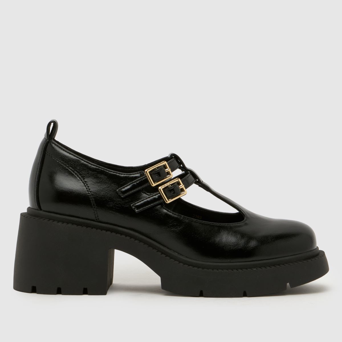 Damen schuh Schwarz Lexington Heeled Mary Jane Flats schuh Lexington Heeled Mary Jane