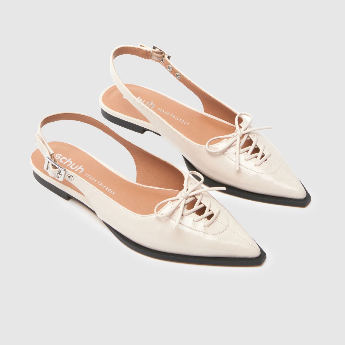 Damen schuh Naturfarben Lorie Point Hardware Flats schuh Lorie Point Hardware 4