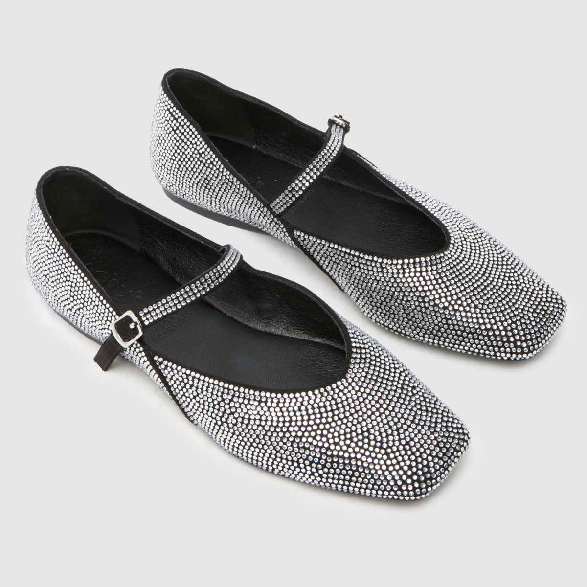 schuh Lois Ballerina in Silver schuh Lois Ballerina 4